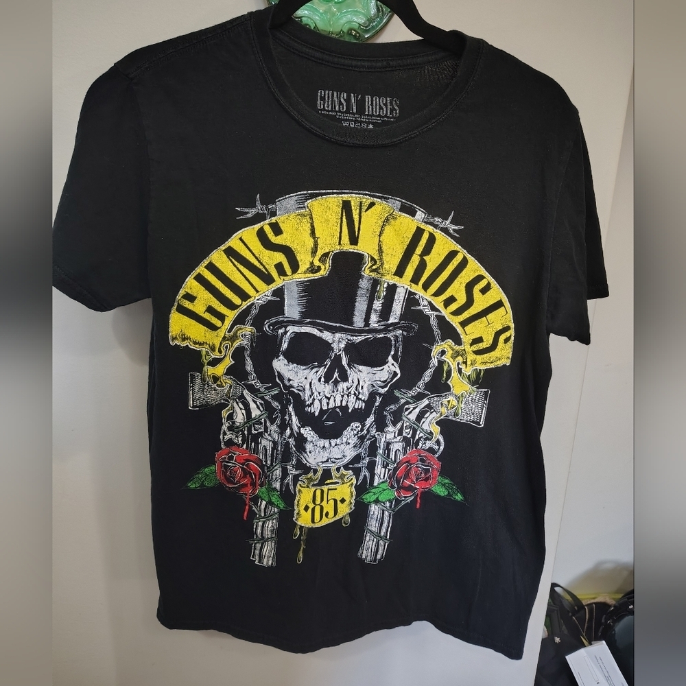 Guns N Roses Rock Band 85 Appetite for Destruction Album T-Shirt